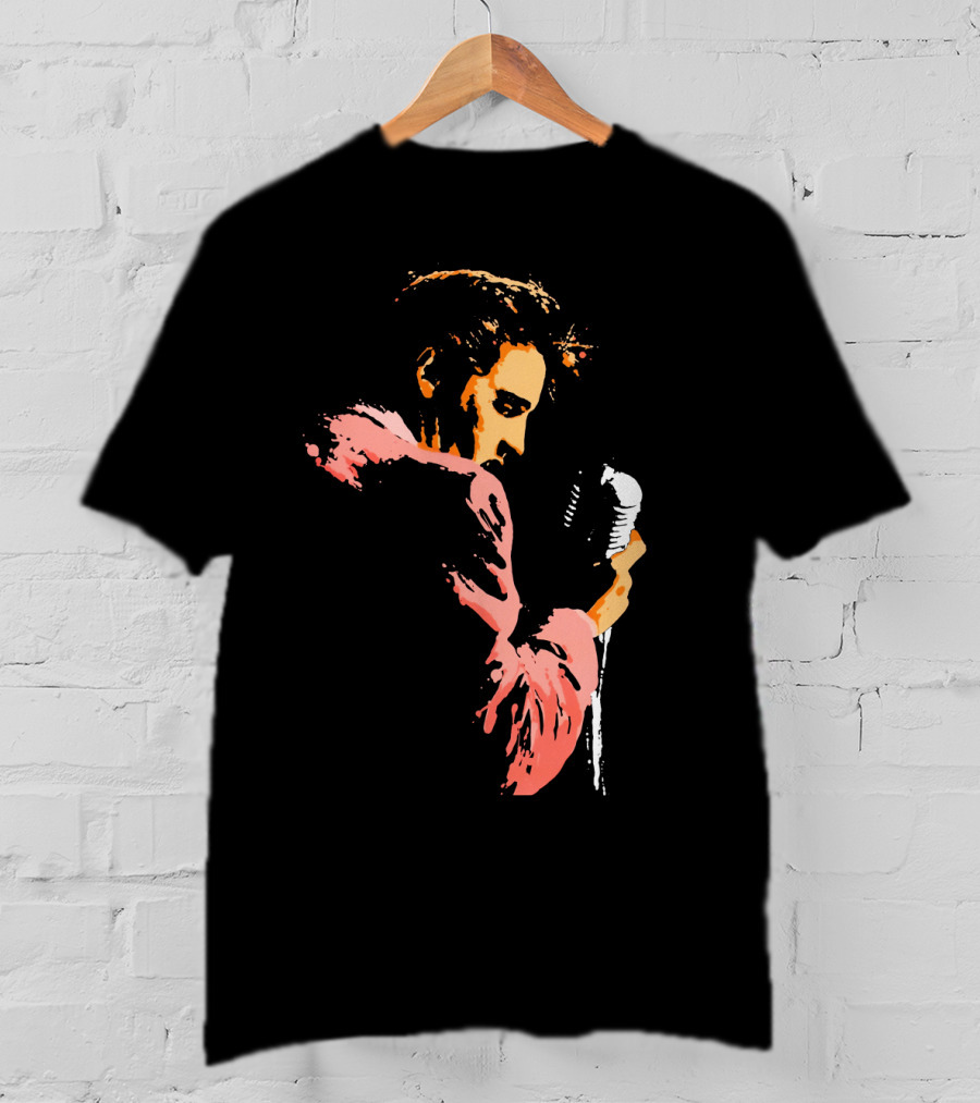 Evpl 22 Retro Microphone Performer Silhouette T-Shirt