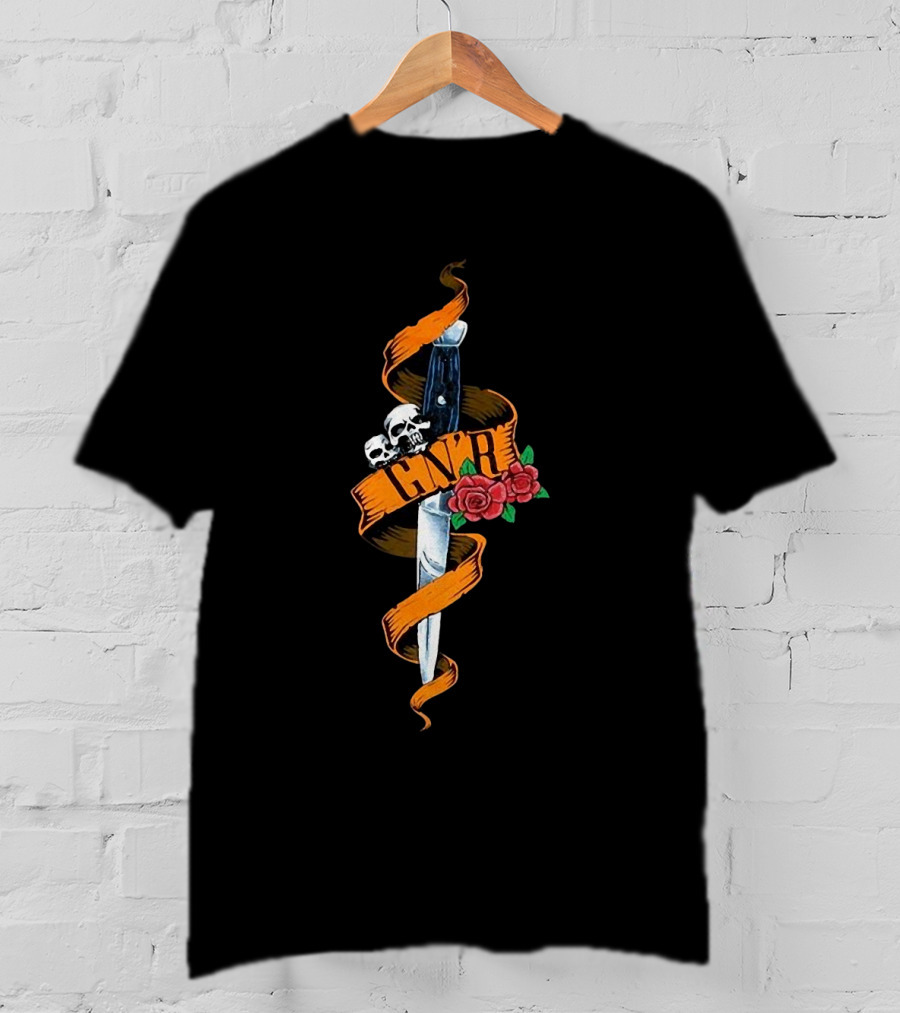 GNR Skull Dagger Roses T-Shirt