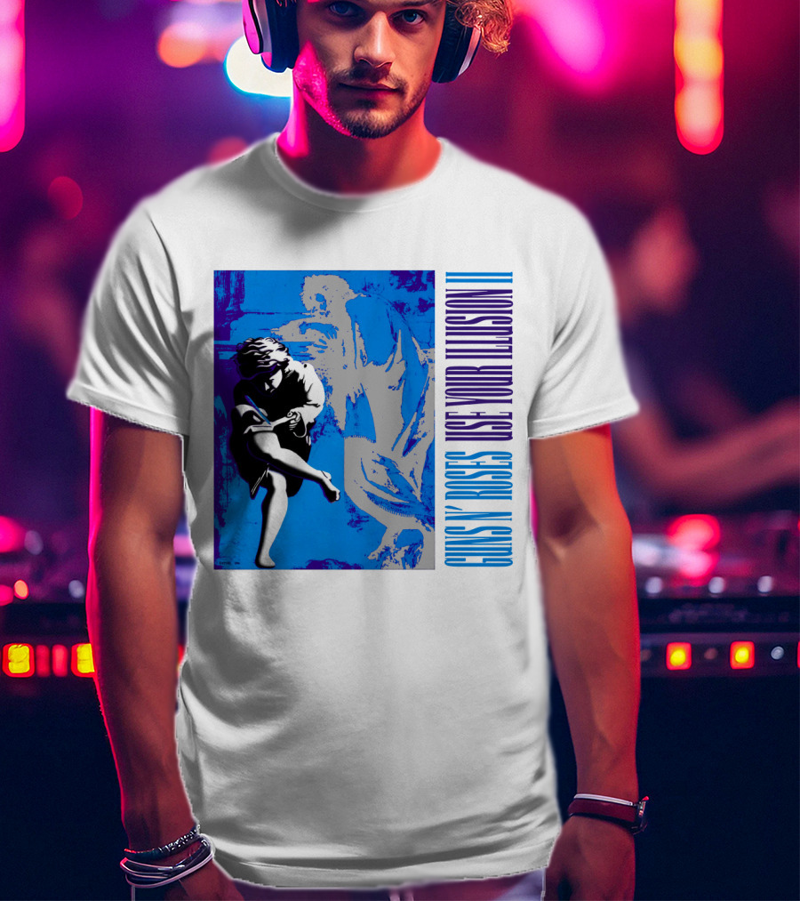 Guns N' Roses Use Your Illusion II Blue Cover T-Shirt