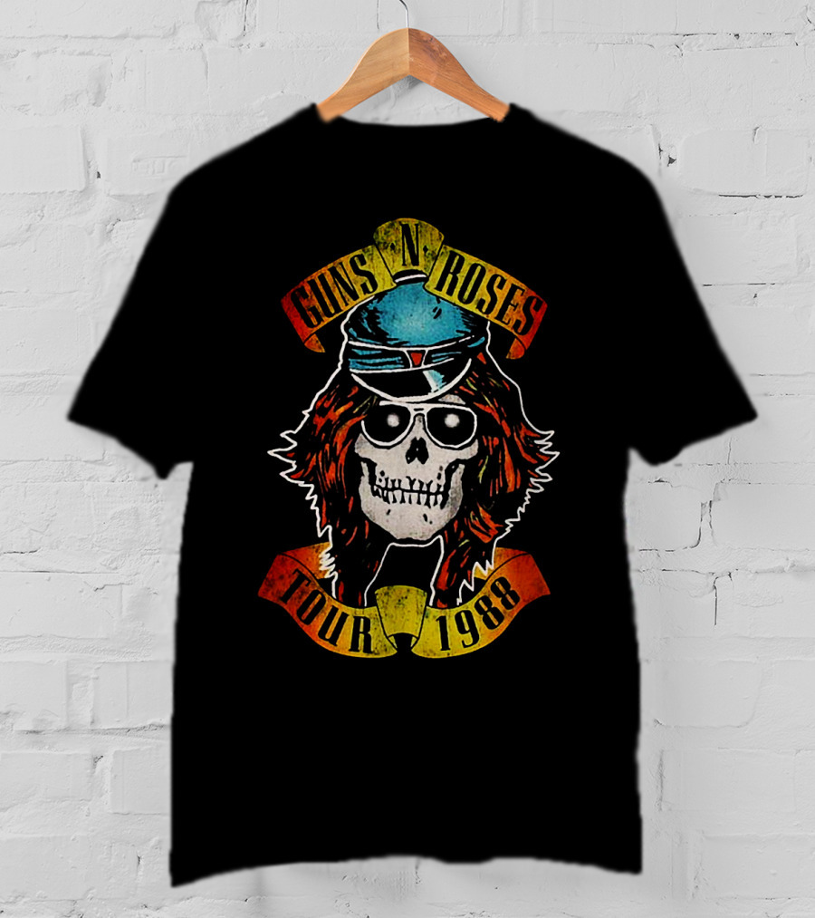 Guns N' Roses Tour 1988 Skull T-Shirt