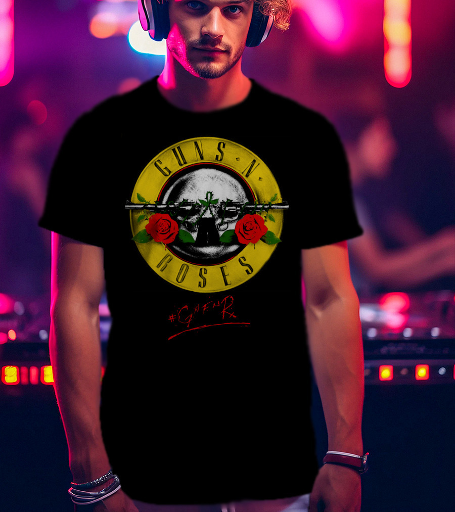 Guns N' Roses Logo GNR 15 #GnFnR T-Shirt