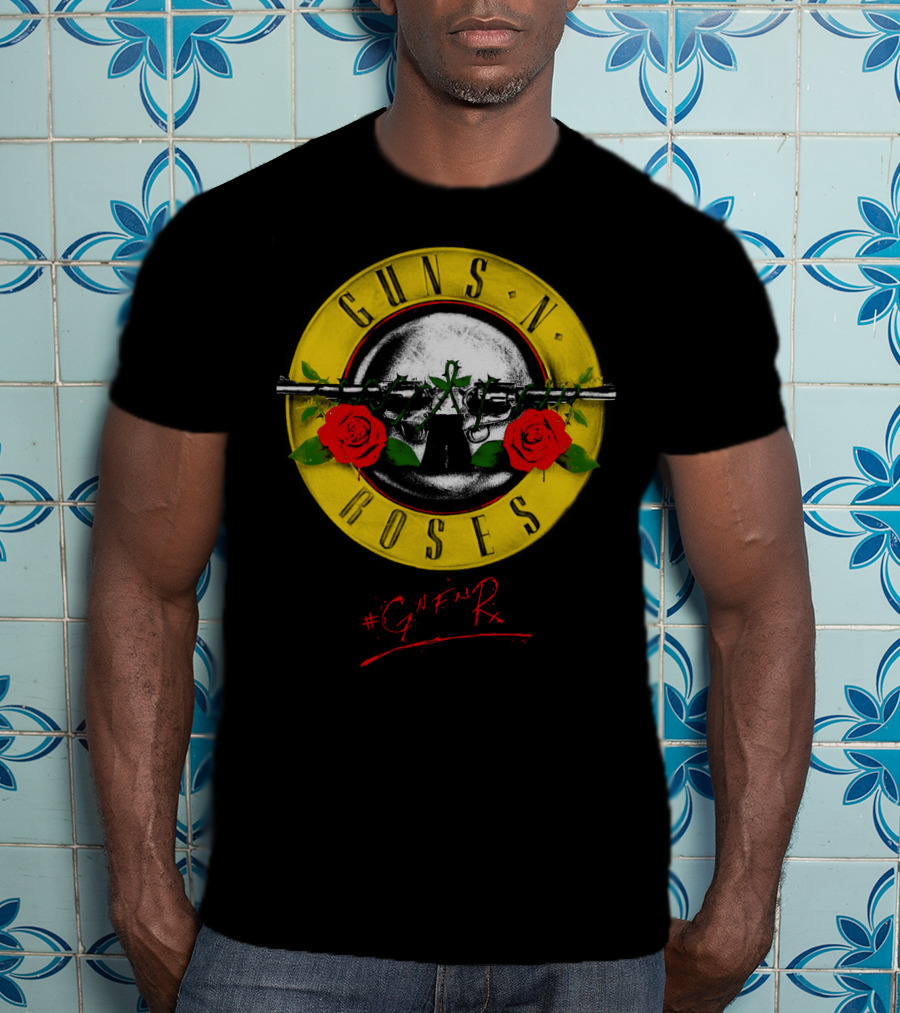 Guns N' Roses Logo GNR 15 #GnFnR T-Shirt