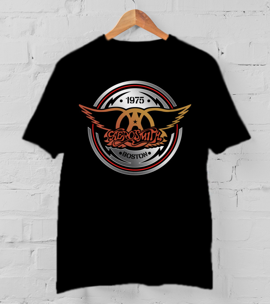 Aerosmith 1975 Boston ARSM 03 Aerocircle T-Shirt