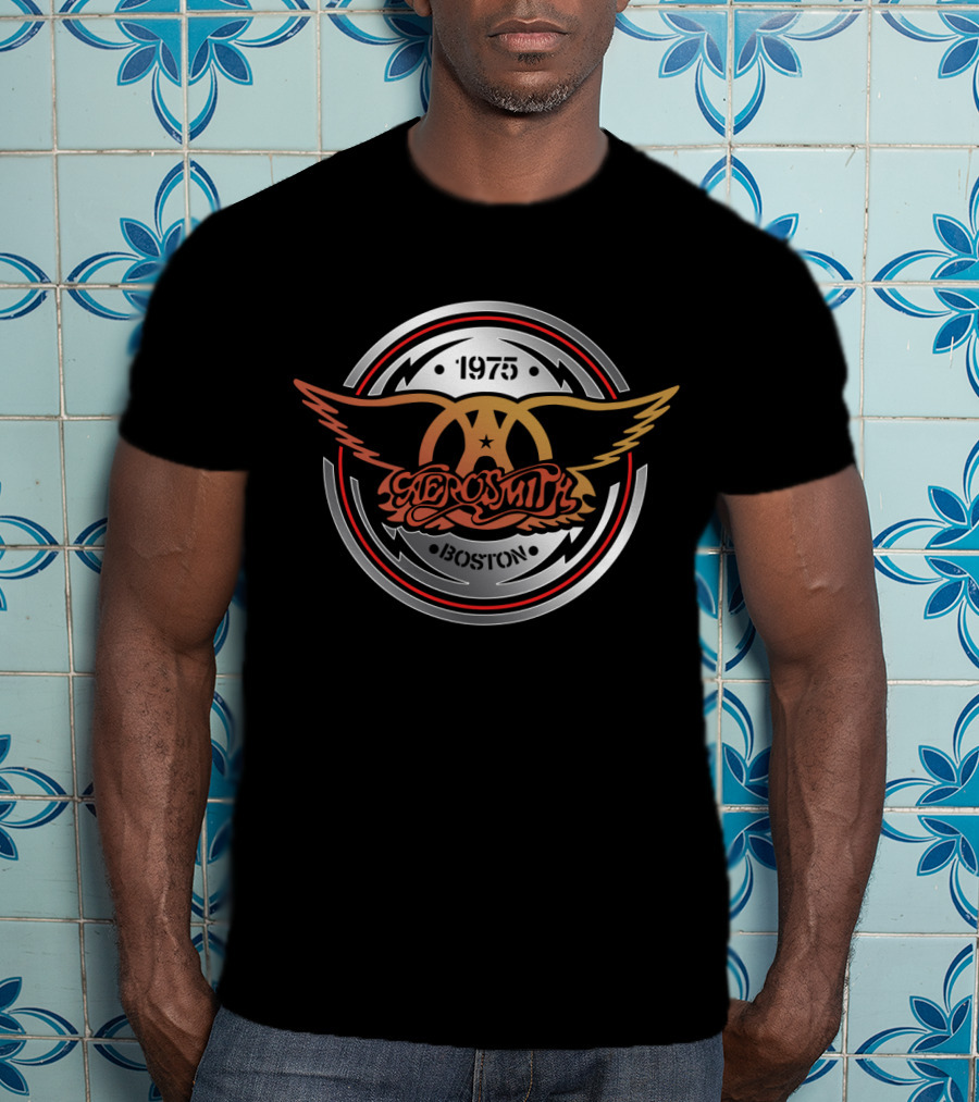 Aerosmith 1975 Boston ARSM 03 Aerocircle T-Shirt