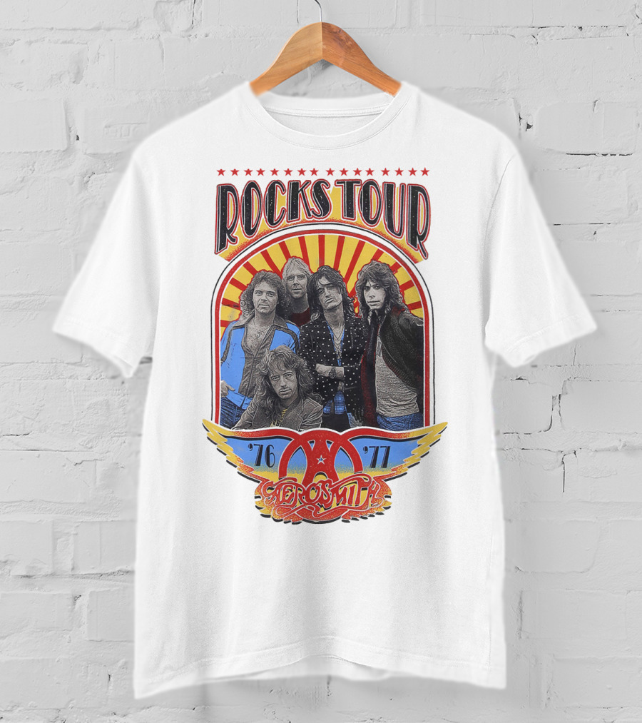 Rocks Tour '76 '77 Aerosmith T-Shirt
