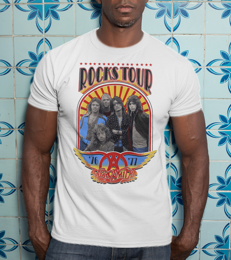 Rocks Tour '76 '77 Aerosmith T-Shirt