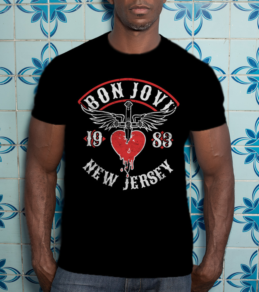 Bon Jovi 1983 New Jersey T-Shirt