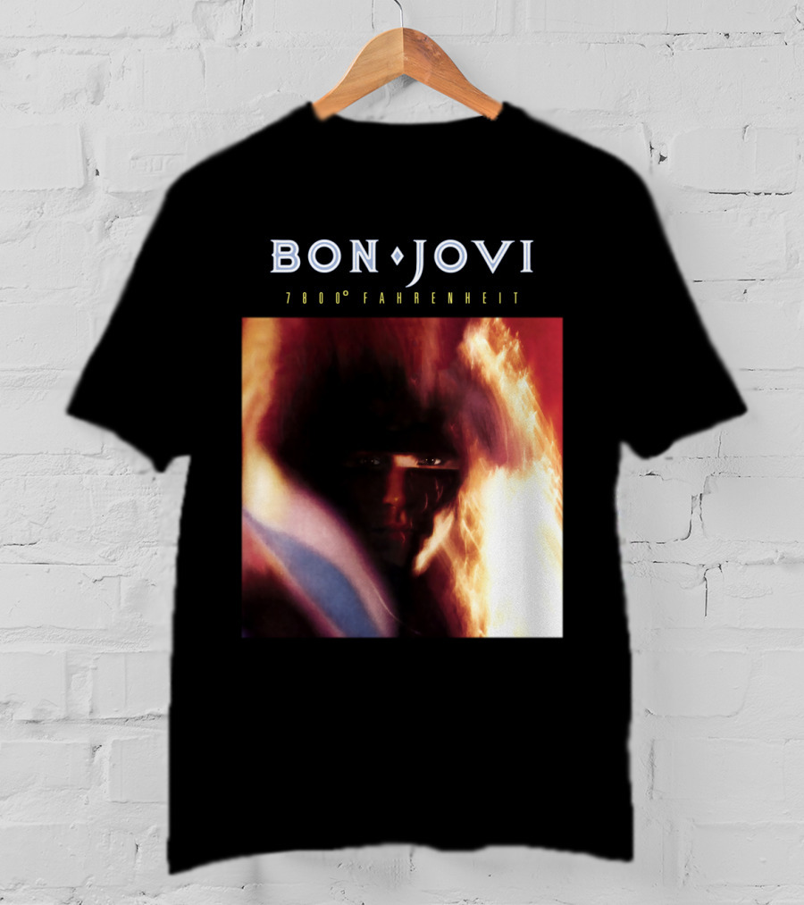 Bon Jovi 7800 Degrees Fahrenheit Album T-Shirt