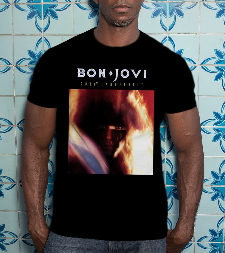 Bon Jovi 7800 Degrees Fahrenheit Album T-Shirt