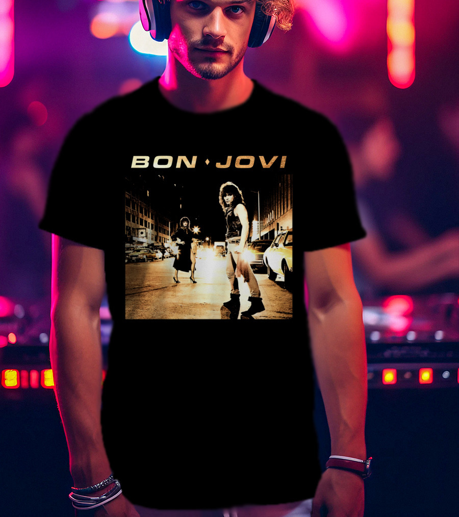 BON JOVI Urban Street Scene T-Shirt
