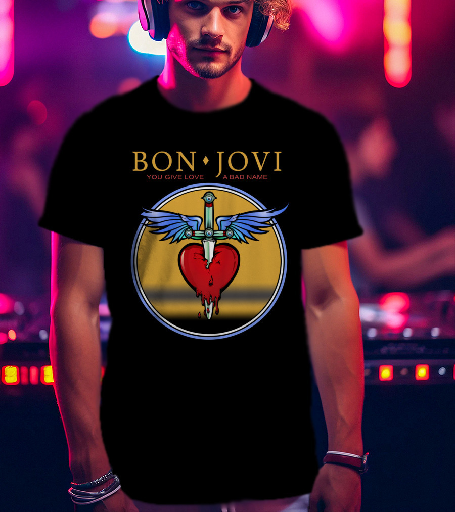 Bon Jovi You Give Love A Bad Name Bjv 13 T-Shirt