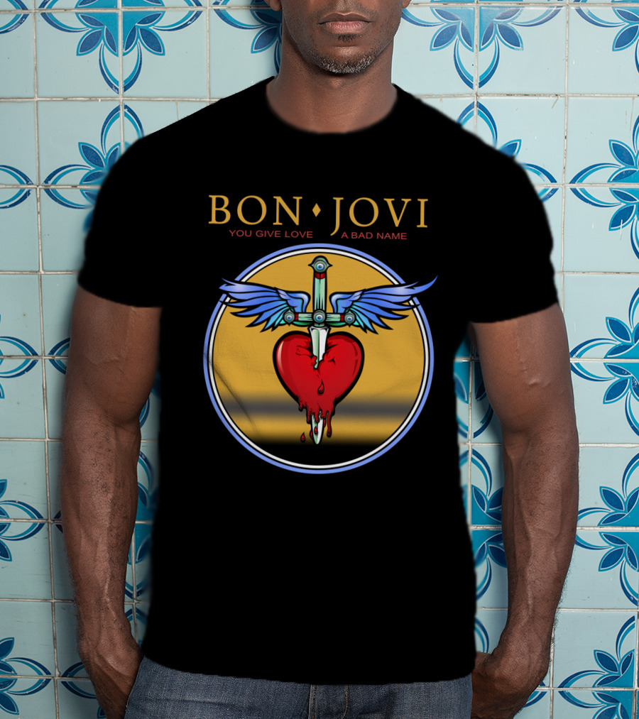 Bon Jovi You Give Love A Bad Name Bjv 13 T-Shirt