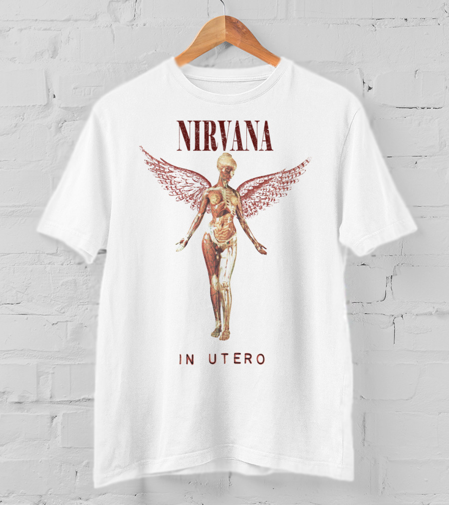 Nirvana In Utero Angel Wing Anatomy T-Shirt