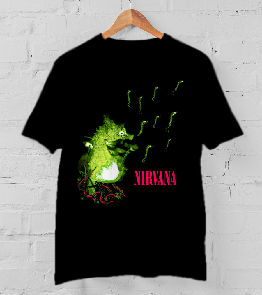 Nirvana Nvn 13 Green Seahorse T-Shirt