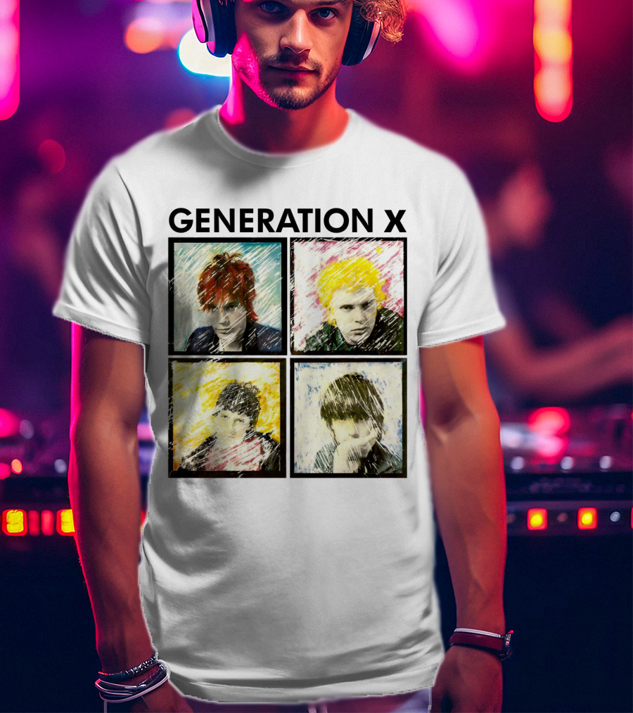 GENERATION X GX 02 Wild Pop Art Style Portraits T-Shirt
