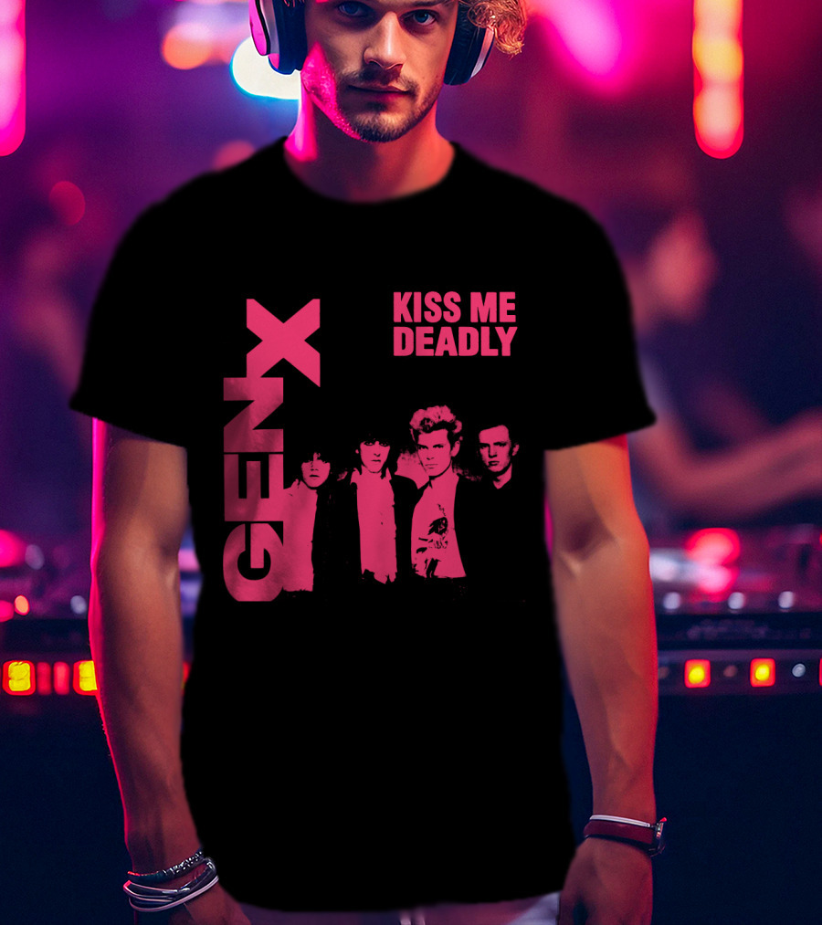 GEN X Kiss Me Deadly Band T-Shirt