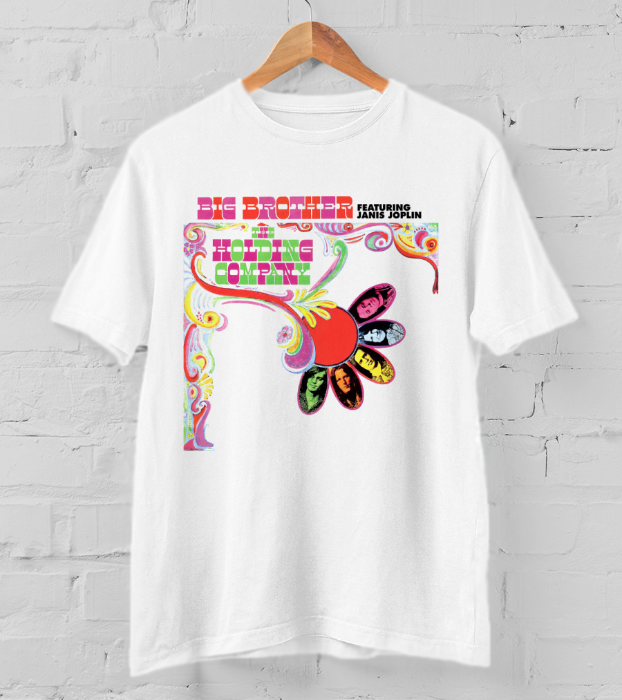Big Brother And The Holding Company Featuring Janis Joplin T-Shirt