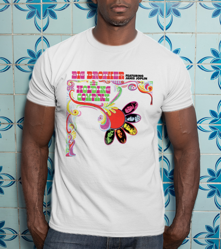Big Brother And The Holding Company Featuring Janis Joplin T-Shirt