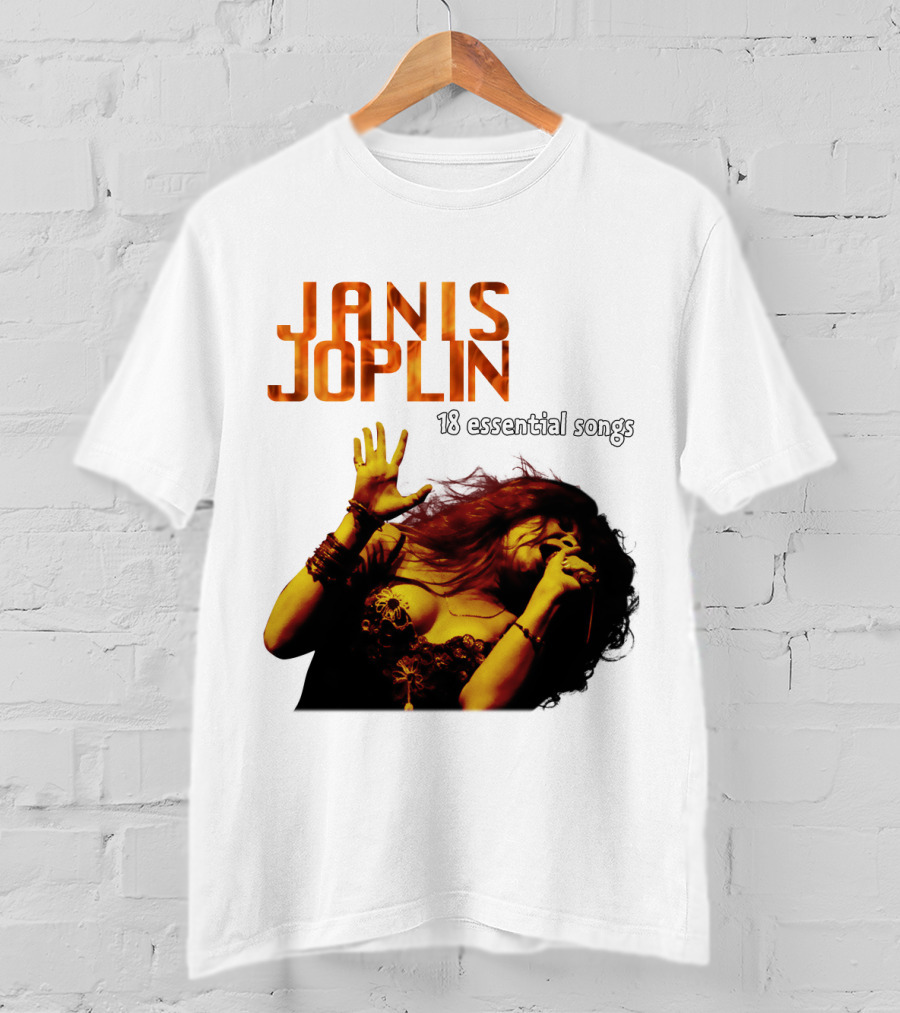 Janis Joplin 18 Essential Songs T-Shirt