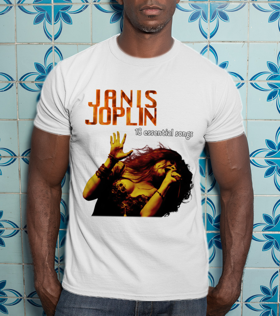 Janis Joplin 18 Essential Songs T-Shirt