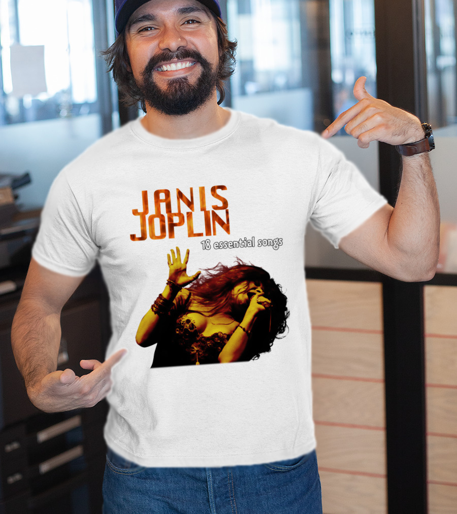 Janis Joplin 18 Essential Songs T-Shirt