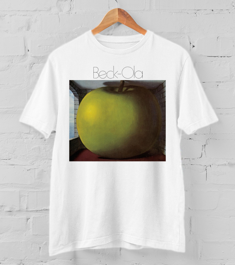 TJB 01 Beck Ola Album Cover Large Green Apple T-Shirt