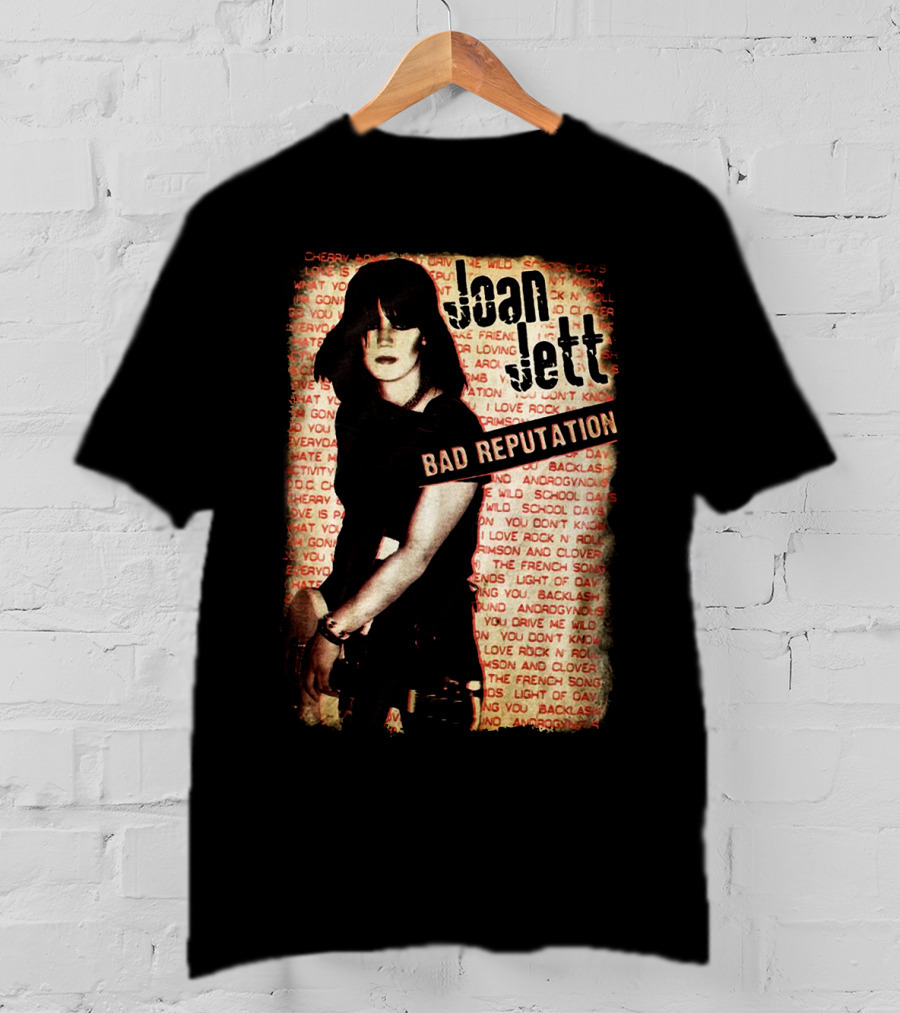 Joan Jett Bad Reputation Vintage Style T-Shirt