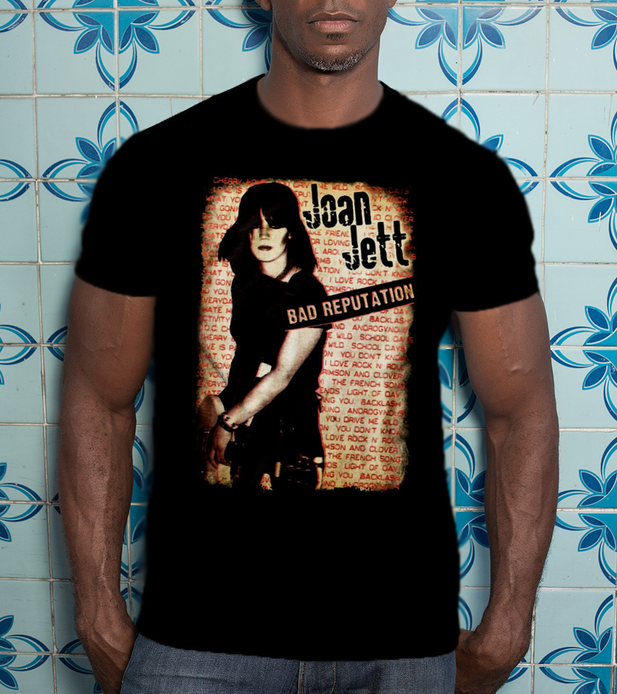 Joan Jett Bad Reputation Vintage Style T-Shirt