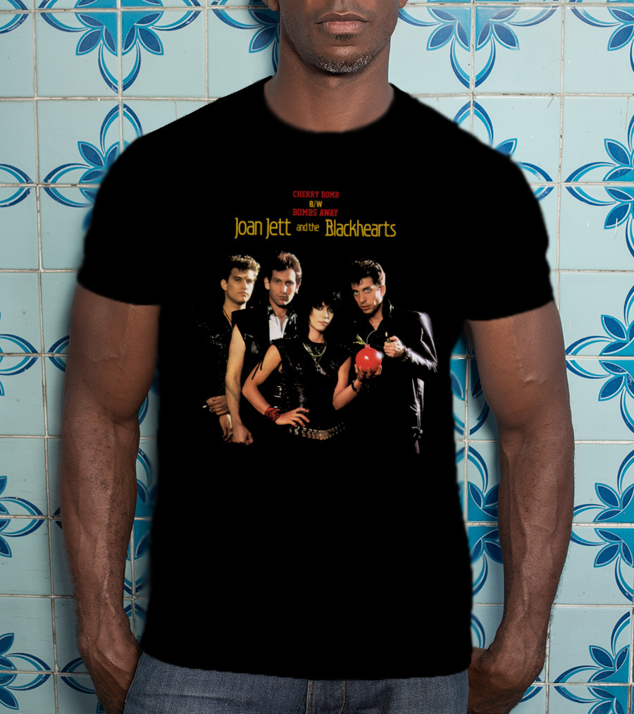 Joan Jett And The Blackhearts Cherry Bomb B/W Bombs Away T-Shirt