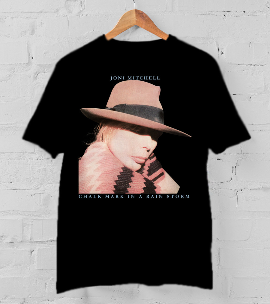 Joni Mitchell Chalk Mark In A Rain Storm Hat T-Shirt