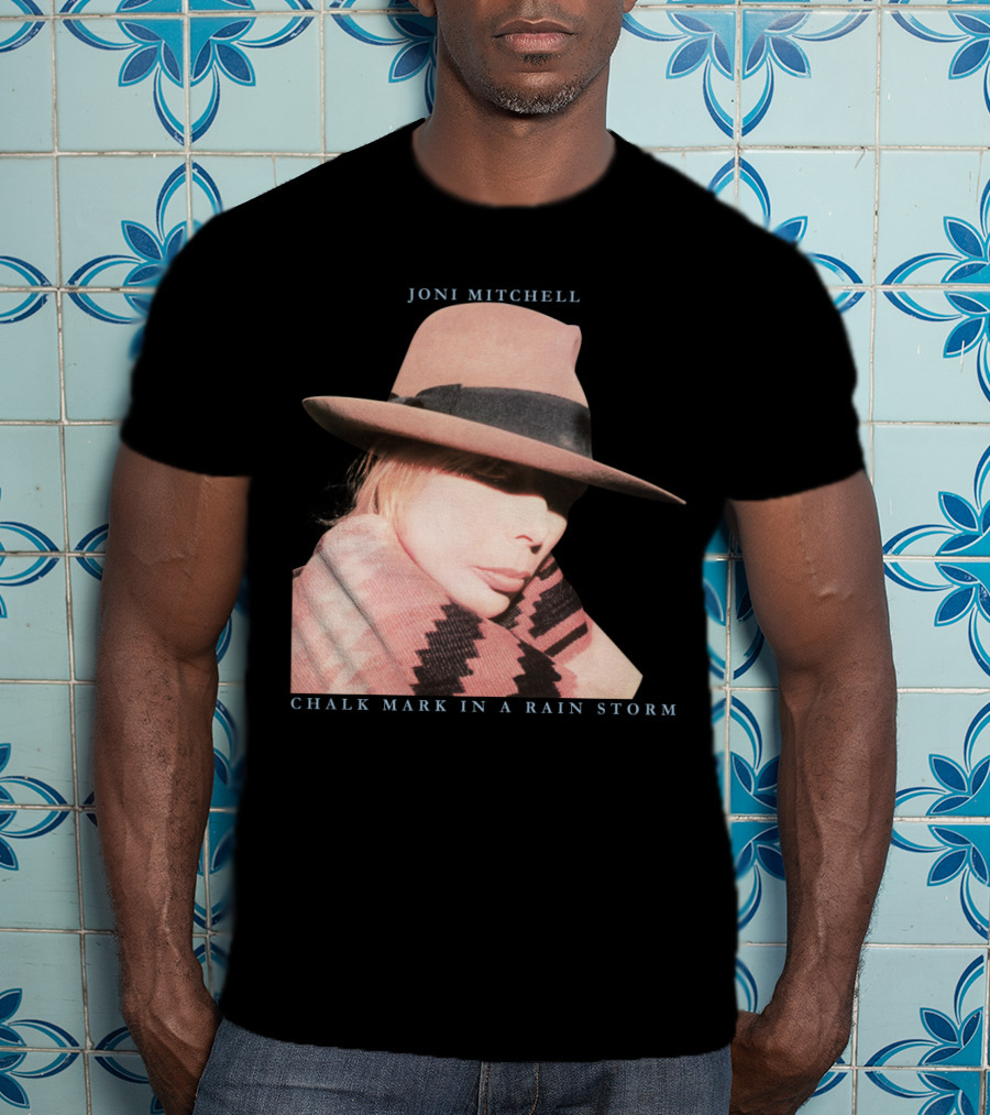 Joni Mitchell Chalk Mark In A Rain Storm Hat T-Shirt