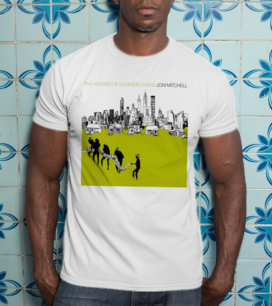Joni Mitchell The Hissing Of Summer Lawns Cityscape Lawns T-Shirt