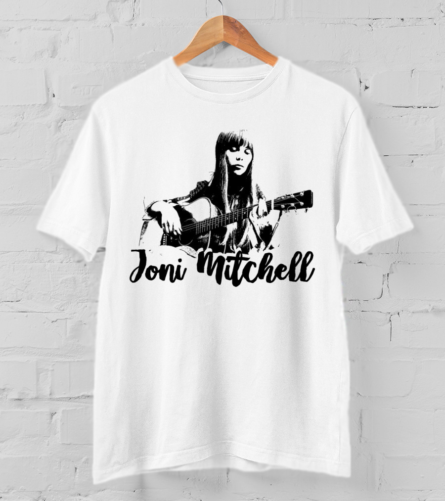 Joni Mitchell Guitar T-Shirt