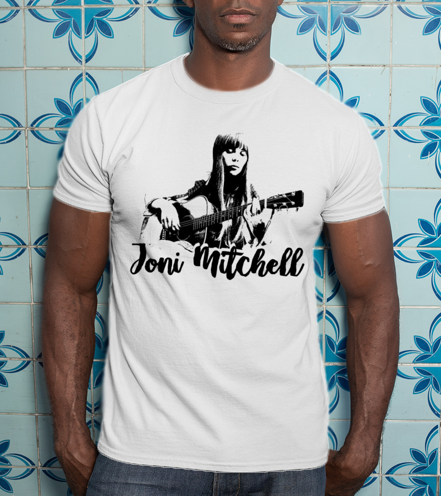 Joni Mitchell Guitar T-Shirt