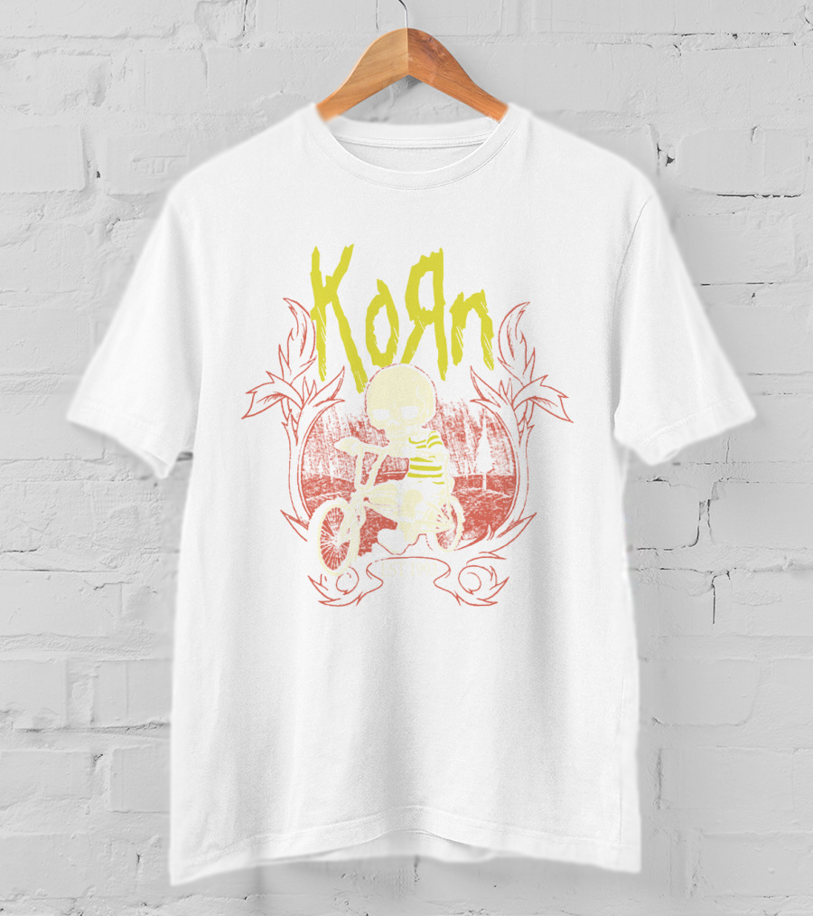KORN Est 1993 Skull On Bike T-Shirt