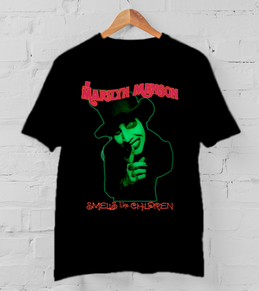 Marilyn Manson Smells Like Children Green T-Shirt