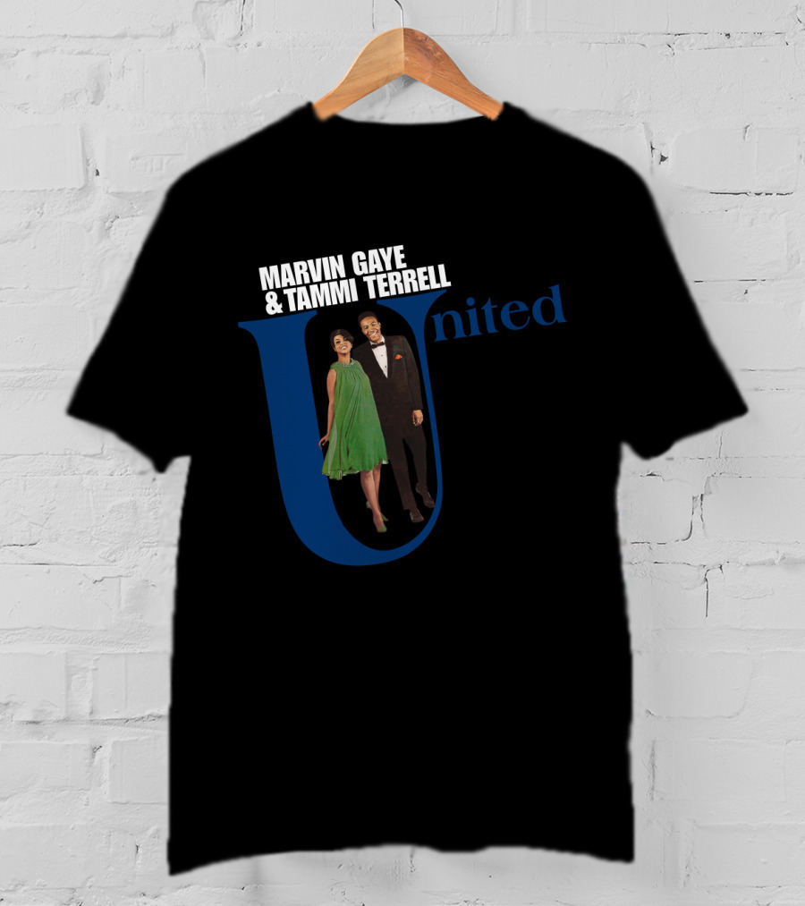 Marvin Gaye And Tammi Terrell United Classic Album Cover T-Shirt