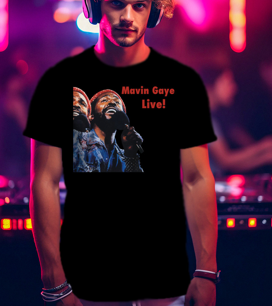 Marvin Gaye Live 15 MVG Performance T-Shirt