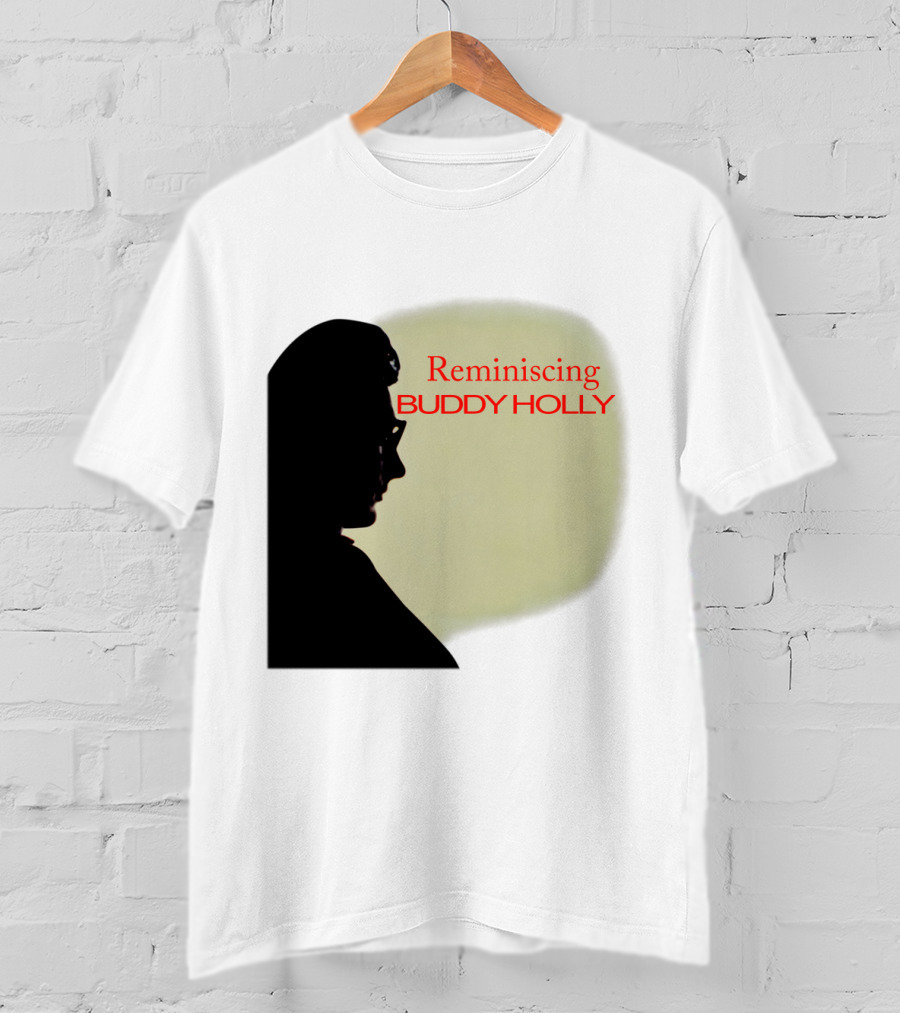 Reminiscing Buddy Holly Iconic Silhouette T-Shirt