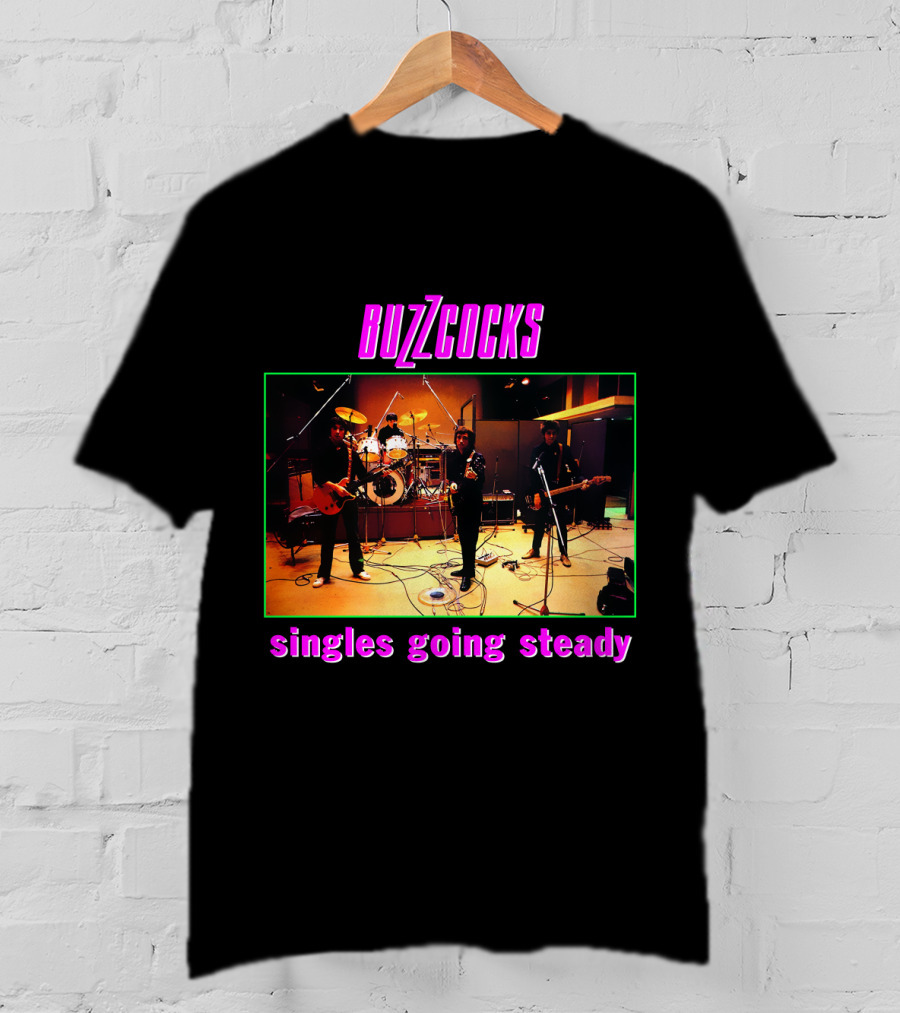 Buzzcocks Singles Going Steady Band Performance T-Shirt