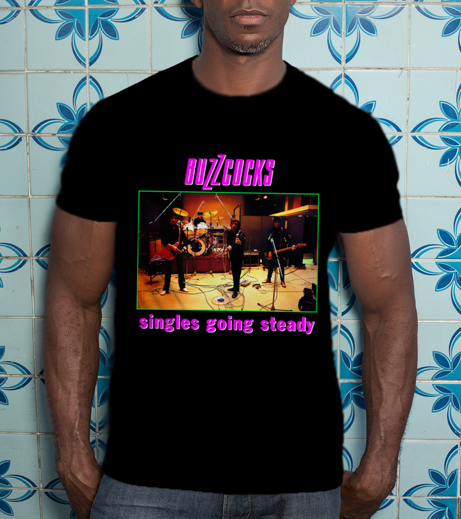 Buzzcocks Singles Going Steady Band Performance T-Shirt