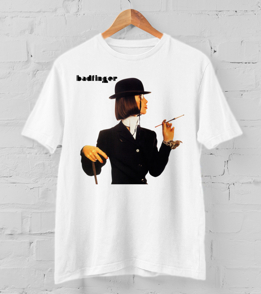 Badfinger Bowler Hat And Cigarette Holder Woman T-Shirt