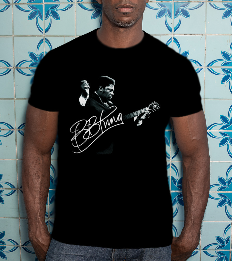 B.b. King Signature Guitar Image Bbk T-Shirt