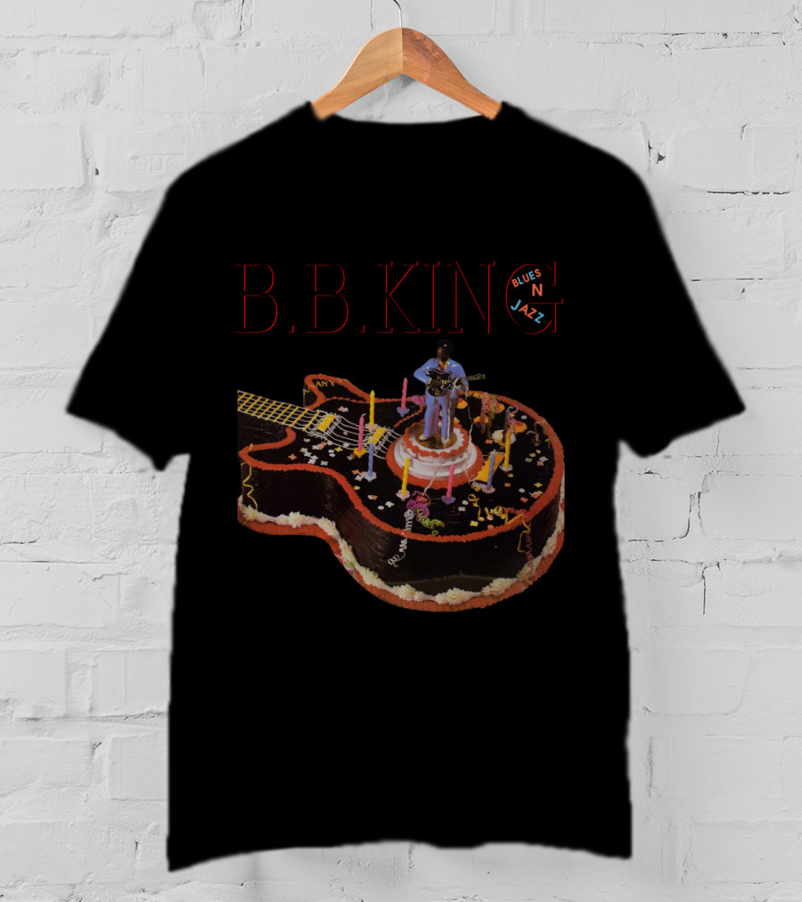 B.B. King Blues N Jazz Guitar Cake T-Shirt