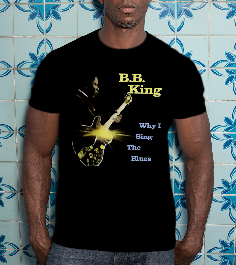 B.B. King Why I Sing The Blues Guitar Legend Iconic Music T-Shirt
