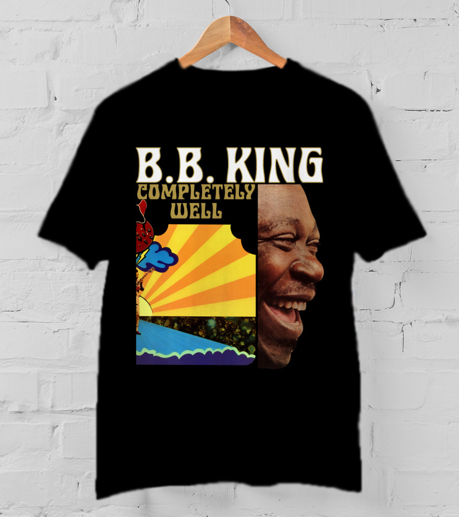 B.B. King Completely Well Vibrant Illustration With Smiling Face T-Shirt