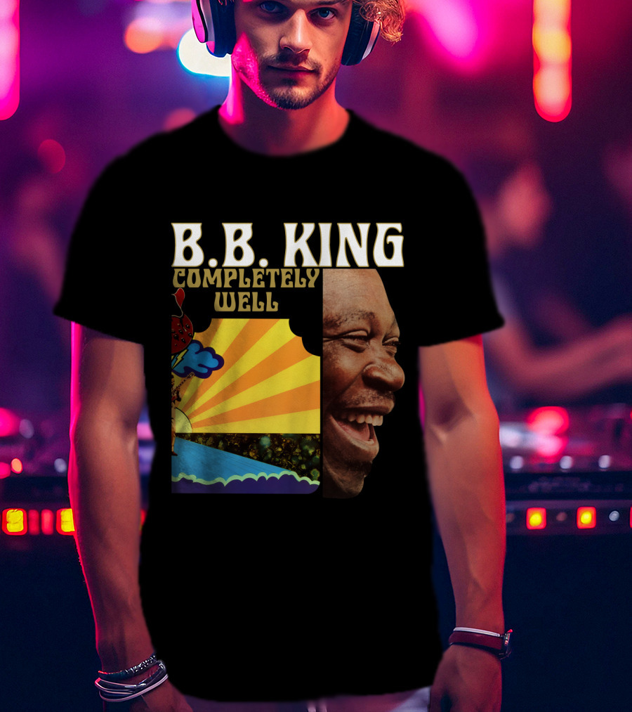 B.B. King Completely Well Vibrant Illustration With Smiling Face T-Shirt