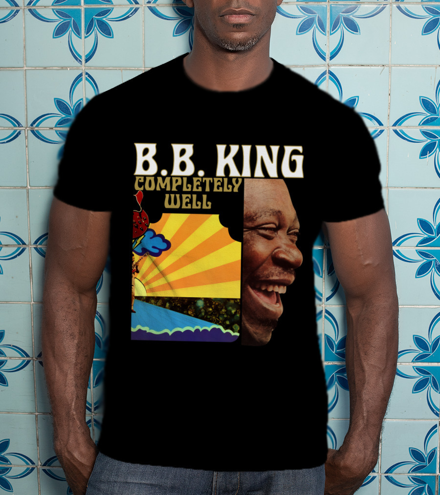 B.B. King Completely Well Vibrant Illustration With Smiling Face T-Shirt