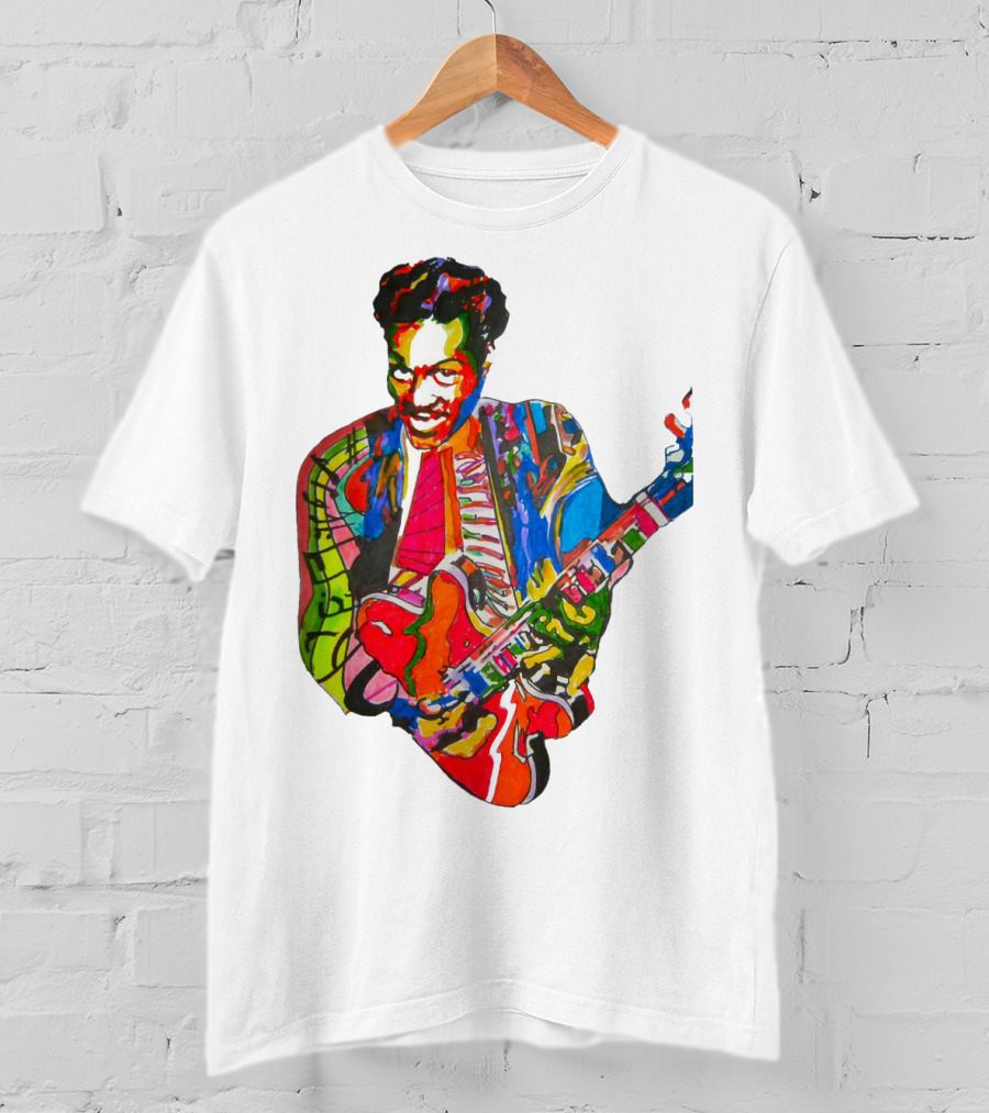 Cbr 03 Psychedelic Guitar Legend Multicolor T-Shirt