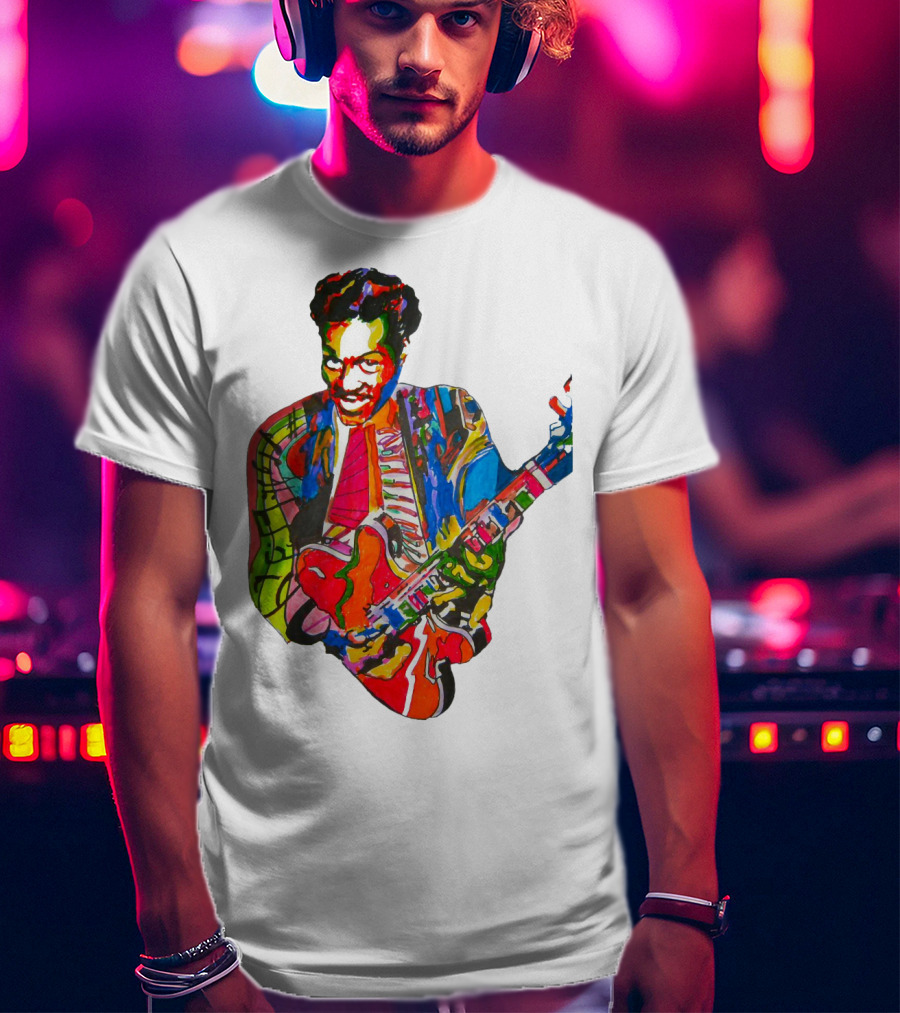 Cbr 03 Psychedelic Guitar Legend Multicolor T-Shirt